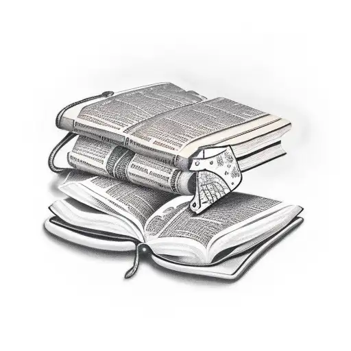 Bible With A Cookie Next To It