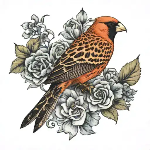 Faith Word With A Leopard Print Cardinal