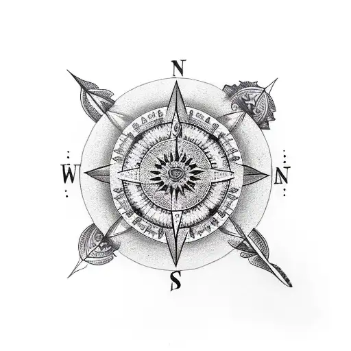 Indian Girl Libra Compass