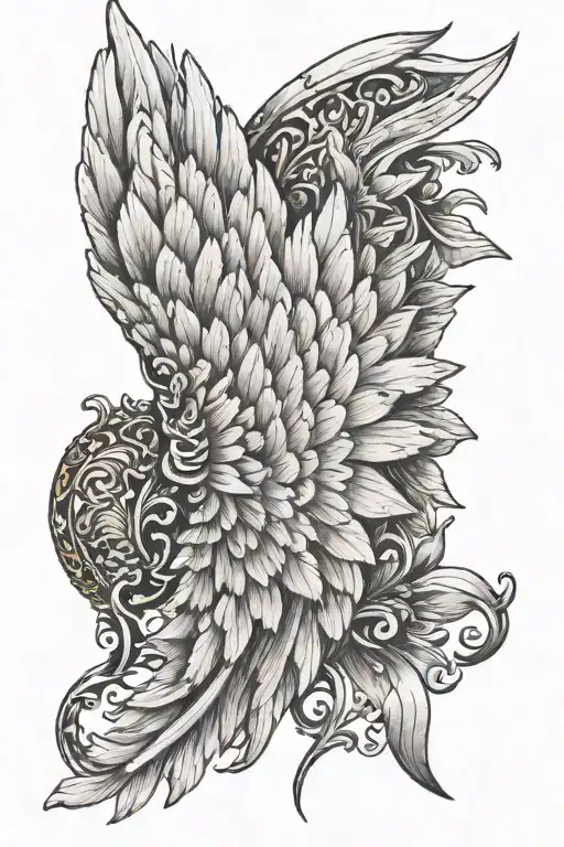 Angel Wing Right Side