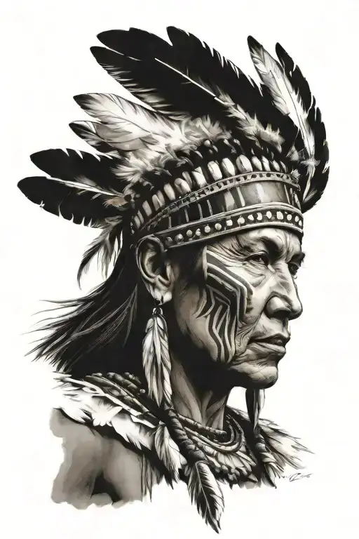 Female Native American Warrior