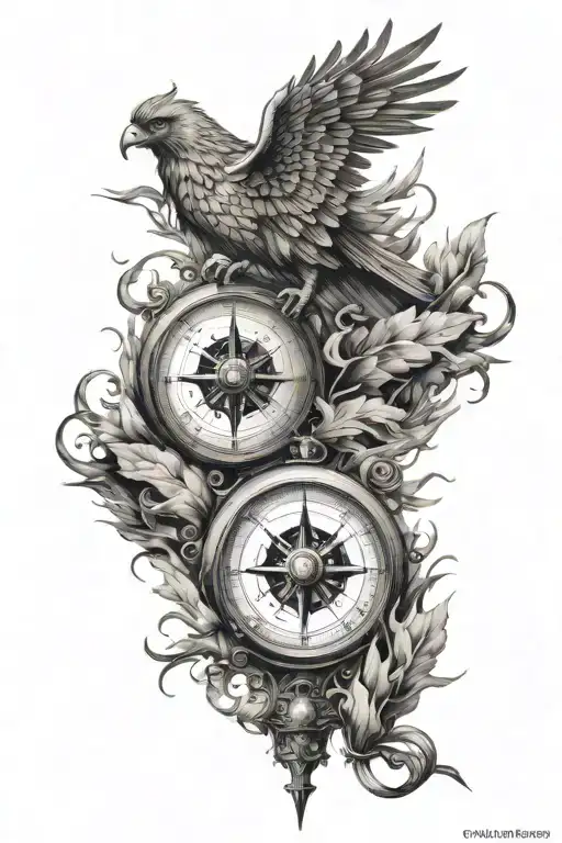Phoenix Transpered Navigation Compass