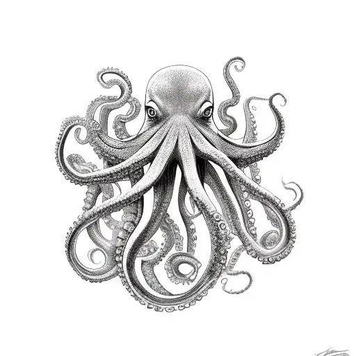 Octopus Mermaid And Ocean