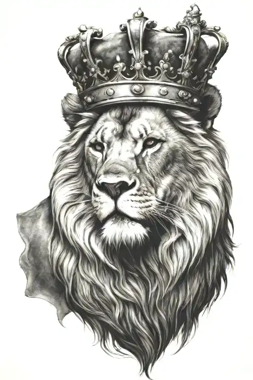 Lion With Crown