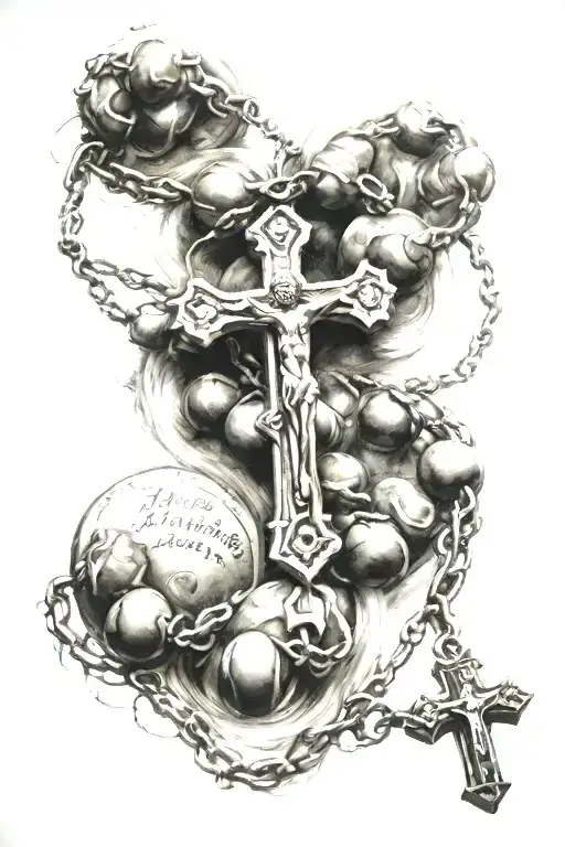 Rosary Wrapped Loosely