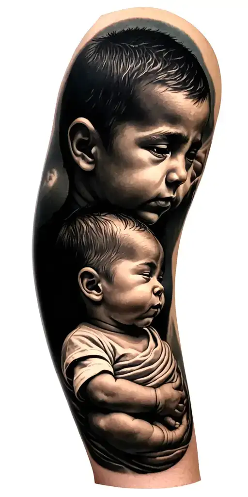 Birth Of A Boy Based On A Photo