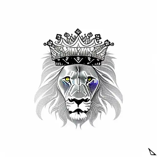 Lion With Crown