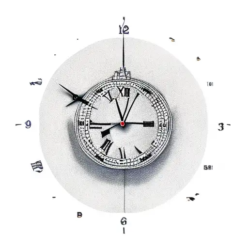 Clock With Sayint The Time Is Now