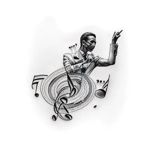 Music Conductor On Arm