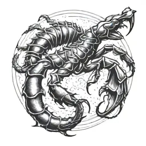 Scorpion And Moon