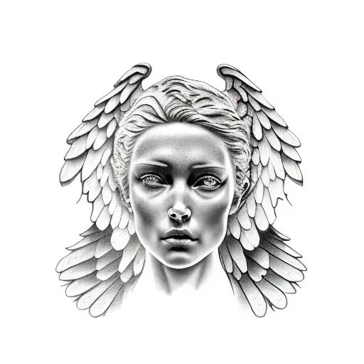 Angel With A Graveyard Beneath Its Feet