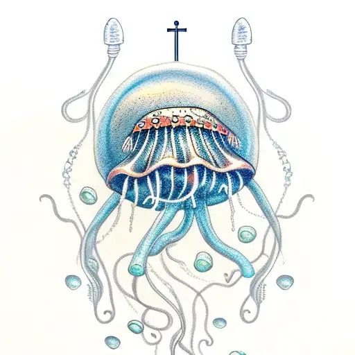 Jellyfish With Anchor