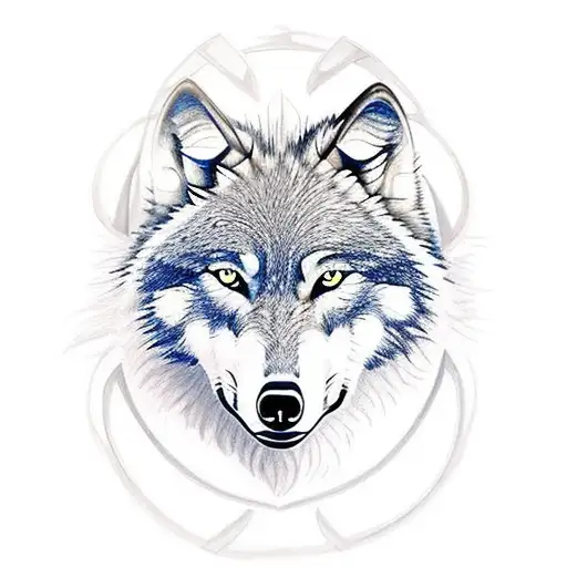 Wolf Running With A Smile