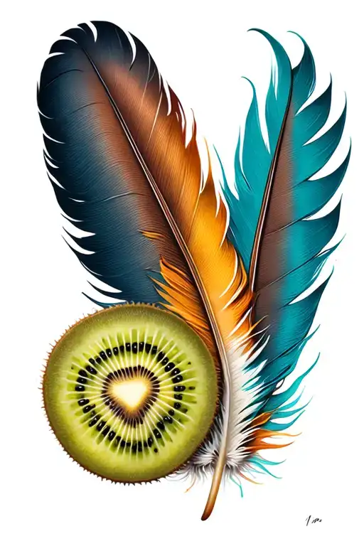 Ikigai And Kiwi Feather