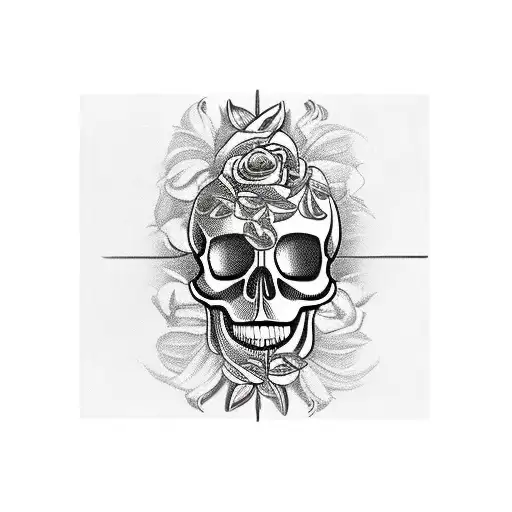 Skull Roses Money Family