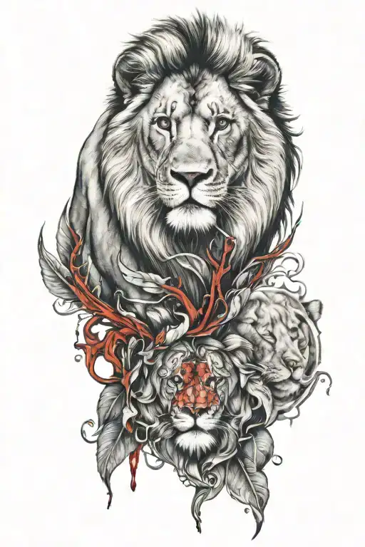 Lion And Blood
