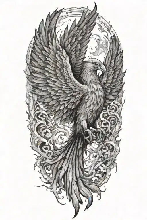 Phoenix Rising From The Ashes