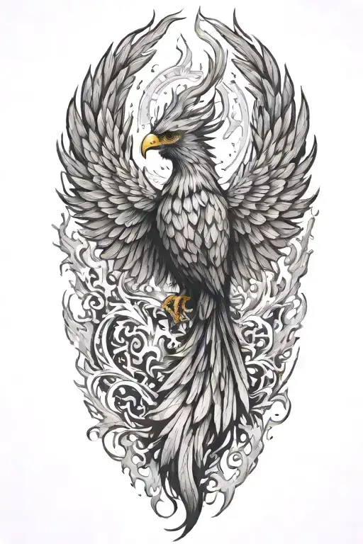 Phoenix Rising From The Ashes