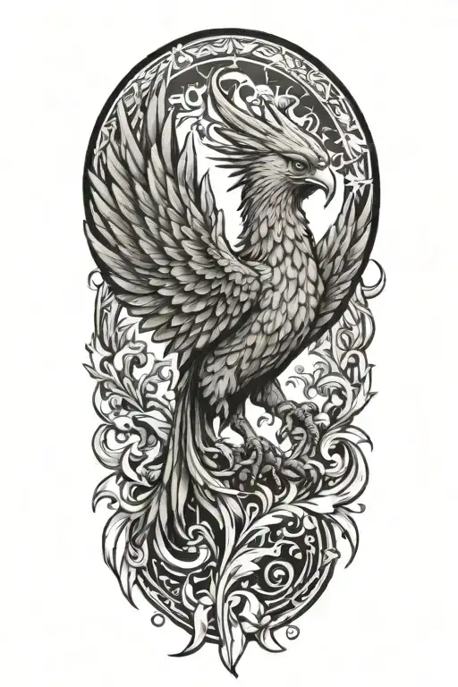 Phoenix Rising From The Ashes