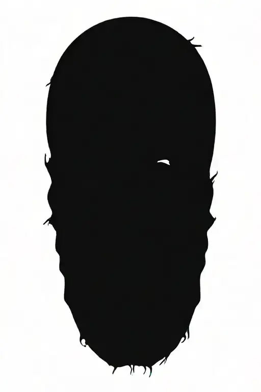 Single Skull With Roses And Thorns Intertwined