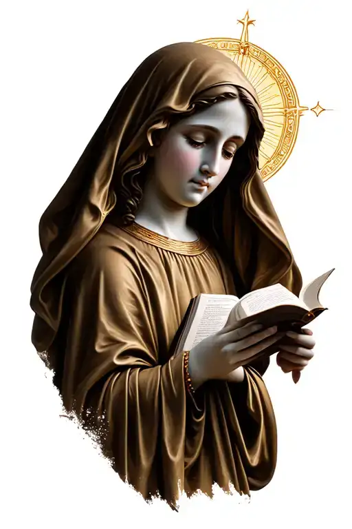 Virgin Mary Of The Book Of Fatima