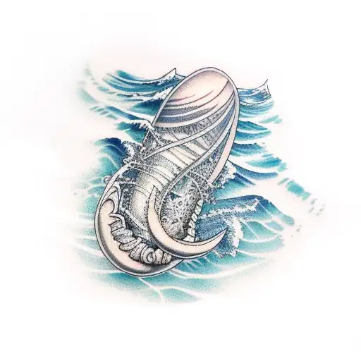 Leg Sleeve Of The Ocean