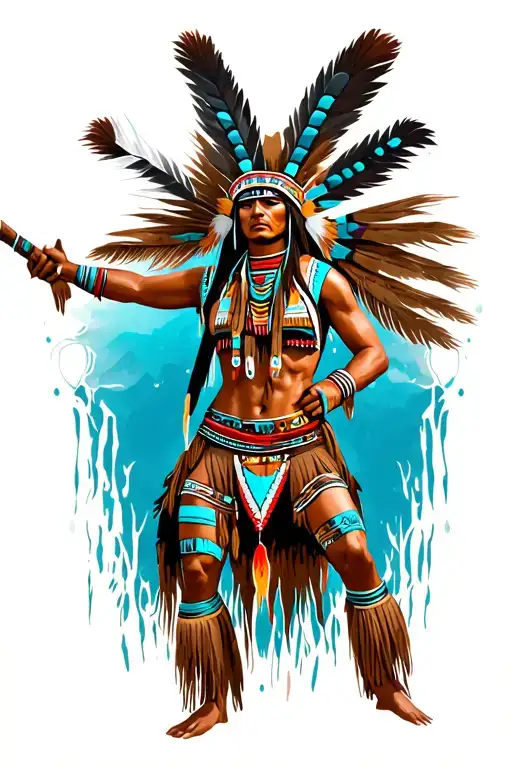 Native American Kachina Dancer