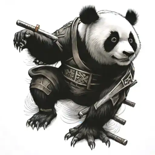 Samurai Panda