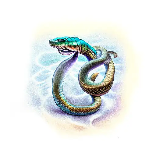 Mermaid Snake Mystical