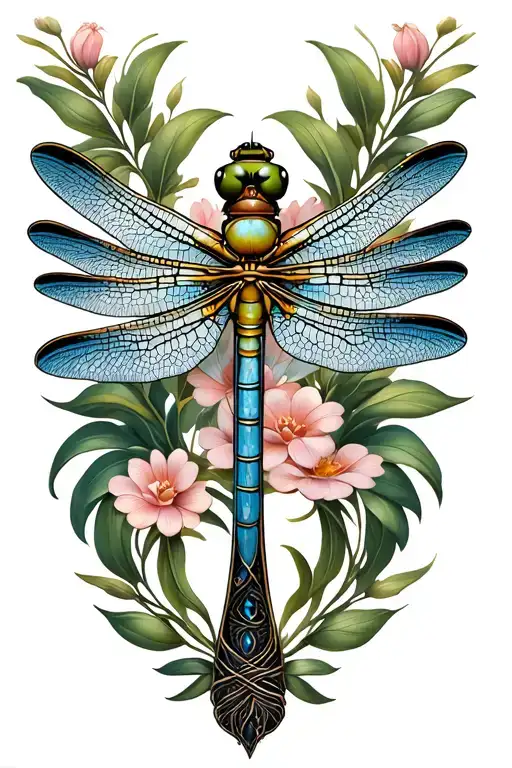 Dragonfly Cross Infiniti Symbol