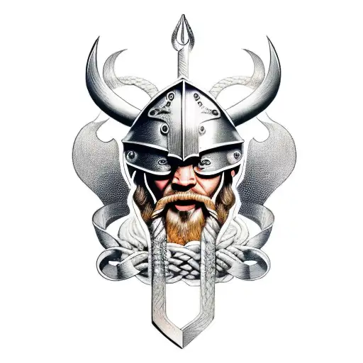 Viking Realism Two Axes At Bottom