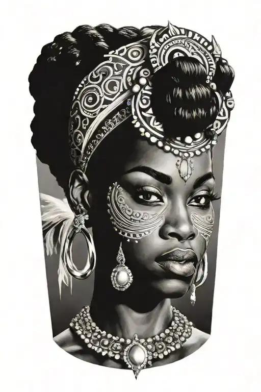 Black African Godess