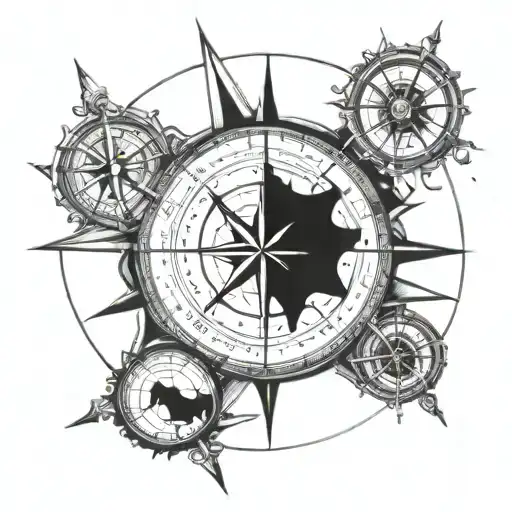 North Star And Compass