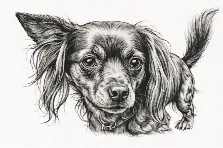 Little Dog Oona Written Underneath