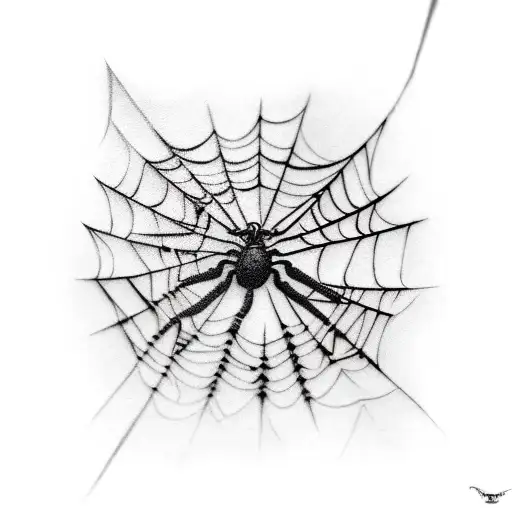 Dark Clothing Items Morphing Into Spider Webs In A Realistic Style