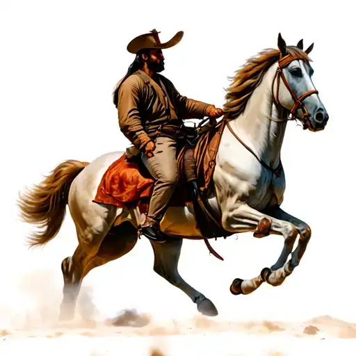 San Jorge On His Horse