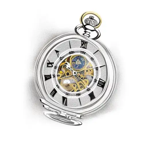 Gold Pocketwatch Hanging Off Of A Pirate Hook