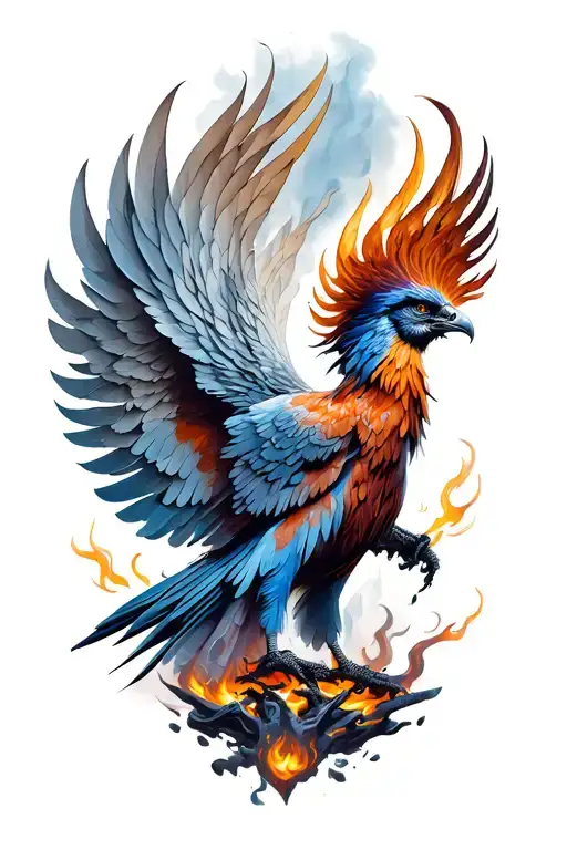 Phoenix Rising From The Ashes