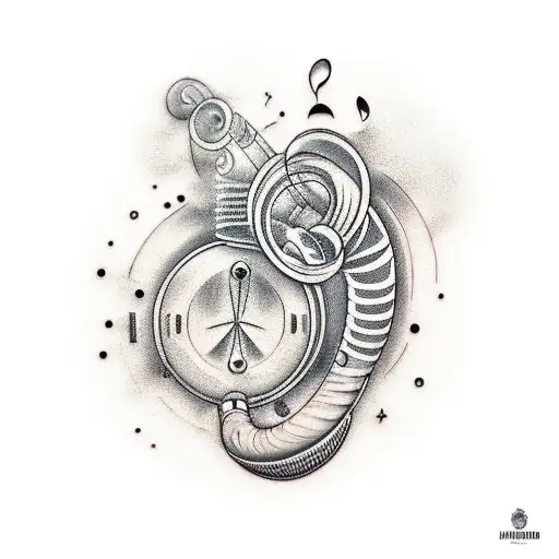 Create A Tattoo Design Inspired By The Haldern Music Festival Featuring Elements Of Audiodesk