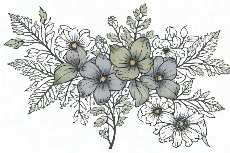 Word Resilience And Wildflowers Growing