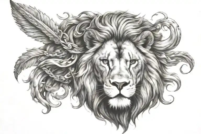 Lion Rome Warrior That Represents