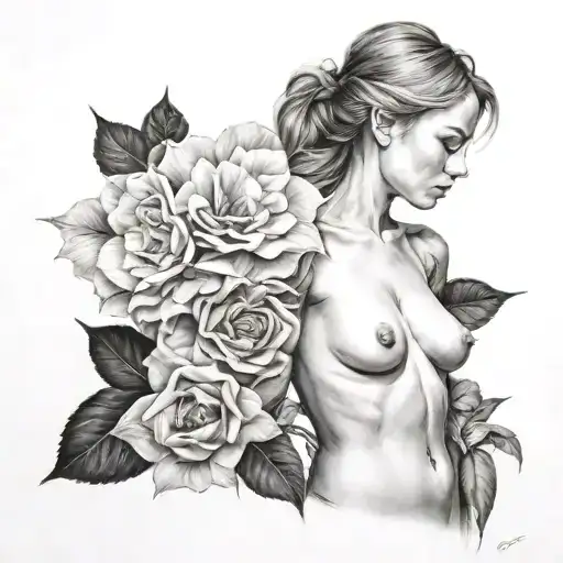 Nude Female Portrait