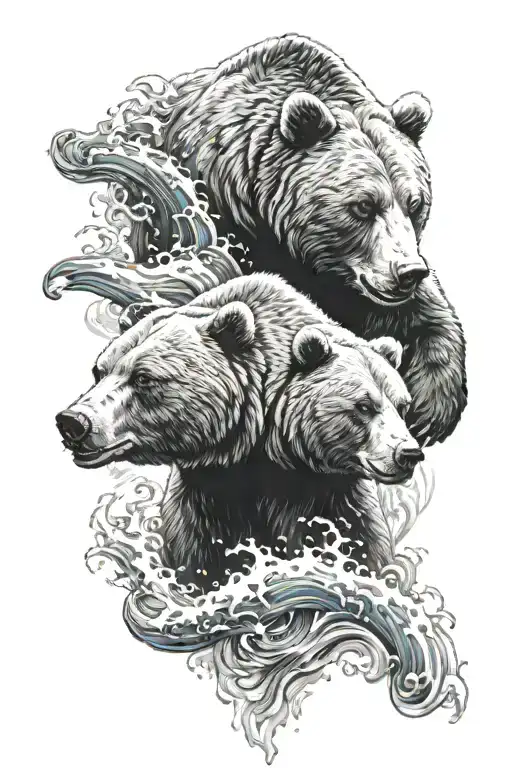 Fire And Ocean And Bears