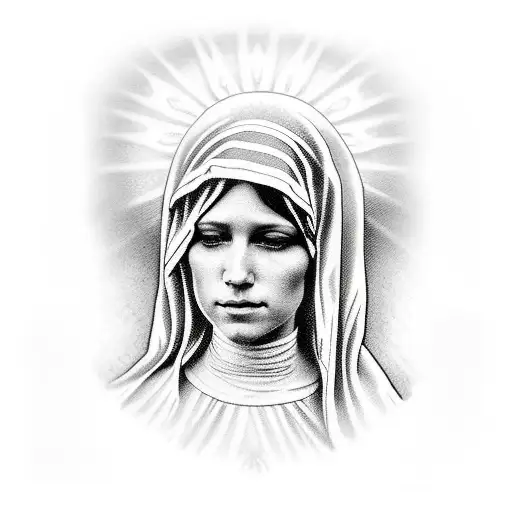 Virgin Mary Full Sleeve