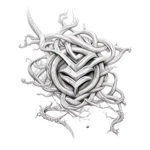 Lokis Dagger Wrapped In Vines