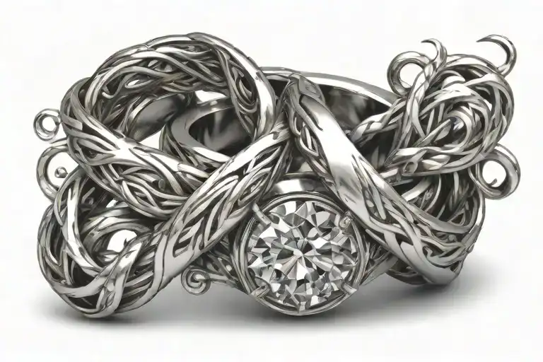 Wedding Ring Intertwined