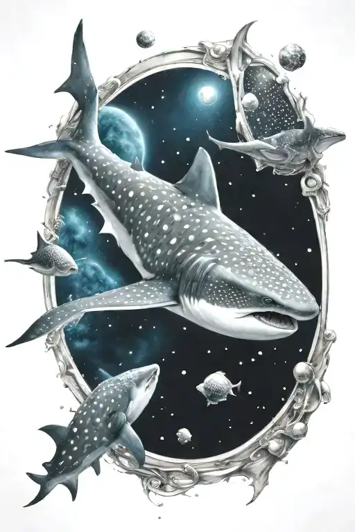Whale Shark In Space