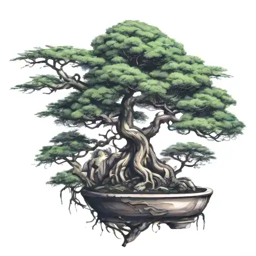 Bonsai Tree Growing