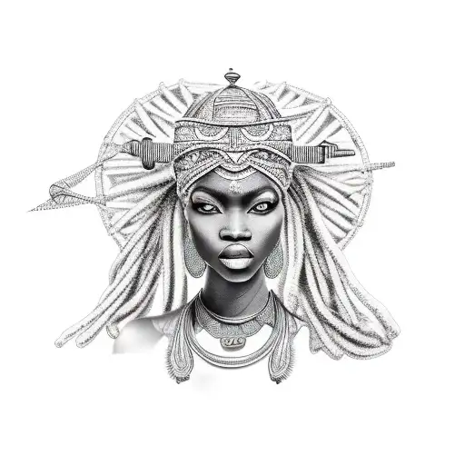 African Spiritual Goddess