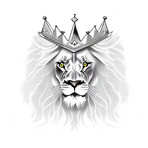 Lion With Crown
